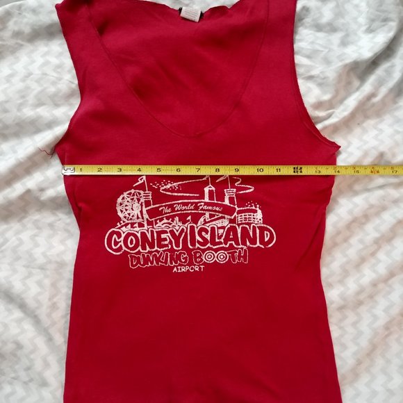 Vintage Womens 100%Cotton Fun Tank by Airport - Picture 4 of 8